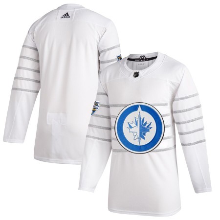 Winnipeg Jets Blank Wit Adidas 2020 NHL All-Star Authentic Shirt - Mannen